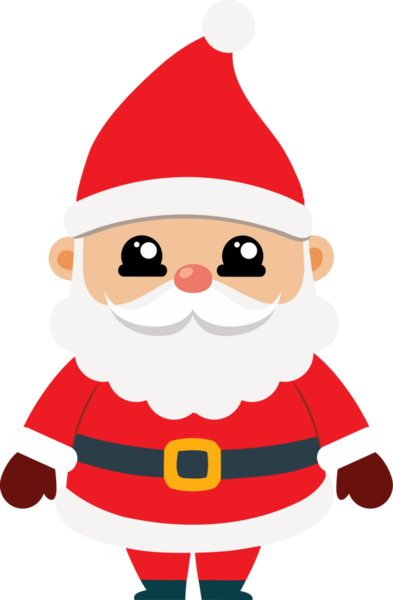 Sevimli Noel Baba çizgi filmi, mutlu Noeller.