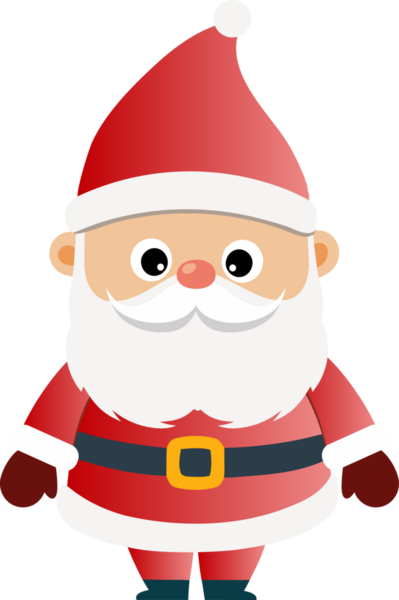 Sevimli Noel Baba çizgi filmi, mutlu Noeller.