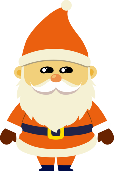 Sevimli Noel Baba çizgi filmi, mutlu Noeller.