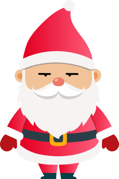 Sevimli Noel Baba çizgi filmi, mutlu Noeller.