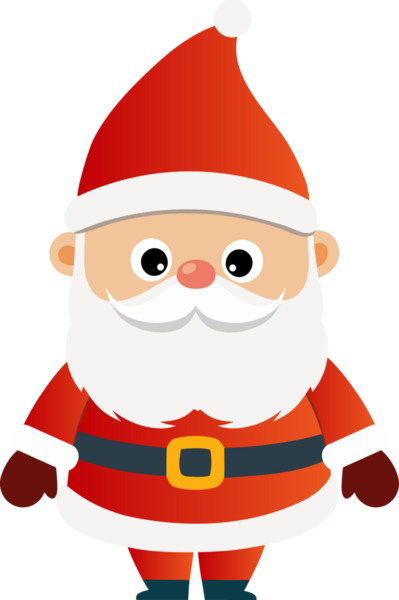 Sevimli Noel Baba çizgi filmi, mutlu Noeller.