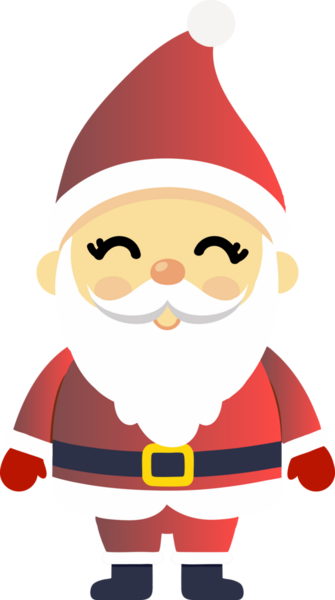 Sevimli Noel Baba çizgi filmi, mutlu Noeller.