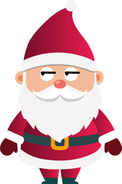 Sevimli Noel Baba çizgi filmi, mutlu Noeller.