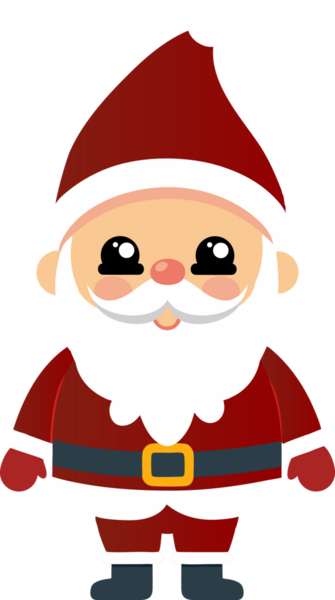 Sevimli Noel Baba çizgi filmi, mutlu Noeller.