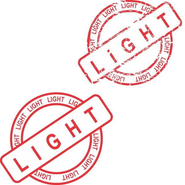 Светло Красная Наклейка Векторном Формате Проста Редактировании — стоковый вектор
