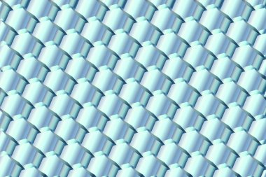 mavi plastik arka plan. 3d oluşturma