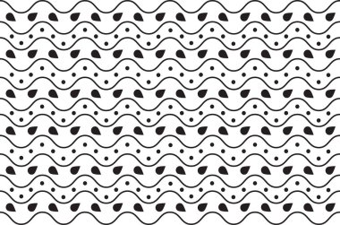 Geometrik şekilli kusursuz desen. vektör illüstrasyonu.