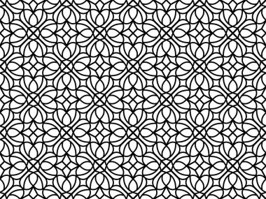 Soyut çiçek, dantel, pürüzsüz desen. Çiçekli elementler ve süslemelerle tekrarlanan desen. Çizgi tasarımı, mandala deseni.