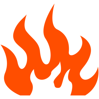 Yanan Ateş simgesi illüstrasyonu.