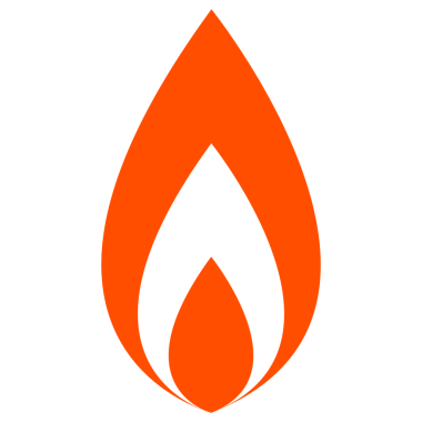 Yanan Ateş simgesi illüstrasyonu.