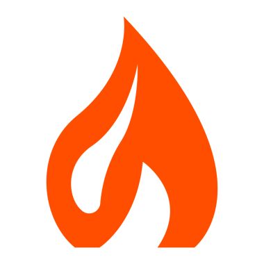 Yanan Ateş simgesi illüstrasyonu.