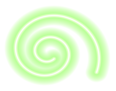 Renkli parlak doğrusal tasarım elementi. Soyut parlak neon çizgisi, parlayan doğrusal geometrik element