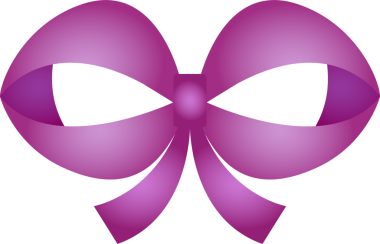 Renkli yay. Dekoratif tasarım öğesi. Şeffaf arkaplanı olan PNG.