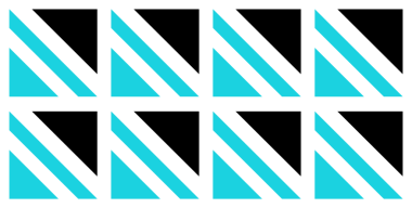 Geometrik soyut, düz tasarım öğesi. Şeffaf arkaplanı olan PNG.