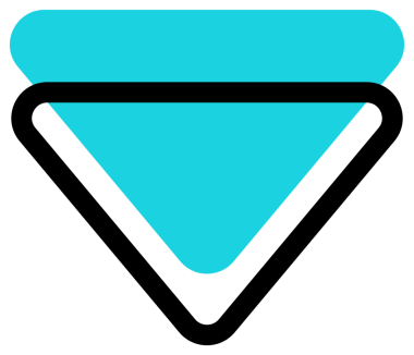 Geometrik soyut, düz tasarım öğesi. Şeffaf arkaplanı olan PNG.
