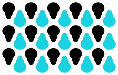 Geometrik soyut, düz tasarım öğesi. Şeffaf arkaplanı olan PNG.