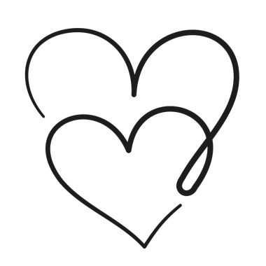 Çizgi, ince çizgili sanat kalbi. Şeffaf arkaplanı olan PG.