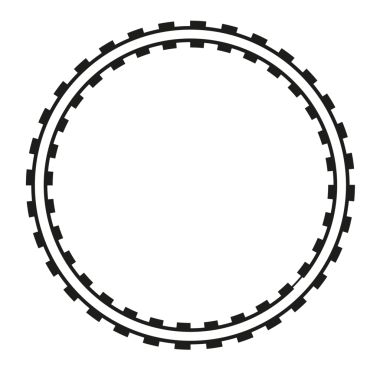 Çember çerçeve. Resminiz, resminiz ve metniniz için şeffaf arkaplanı olan PNG