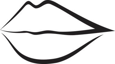 Dudak simgesi, şeffaf arkaplanı olan PNG