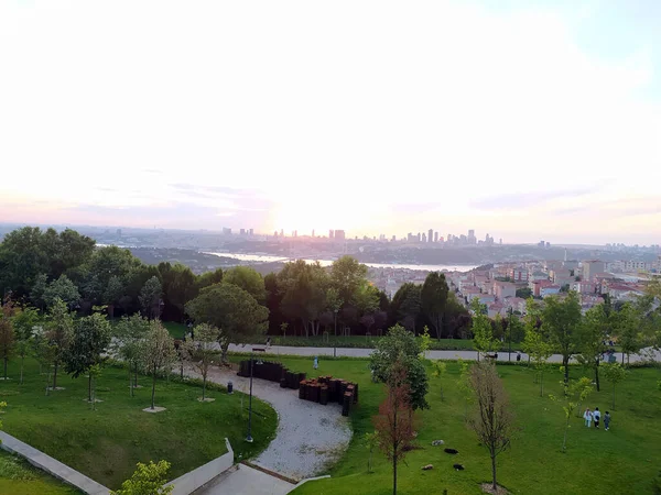 Vista Istambul Camlica — Fotografia de Stock