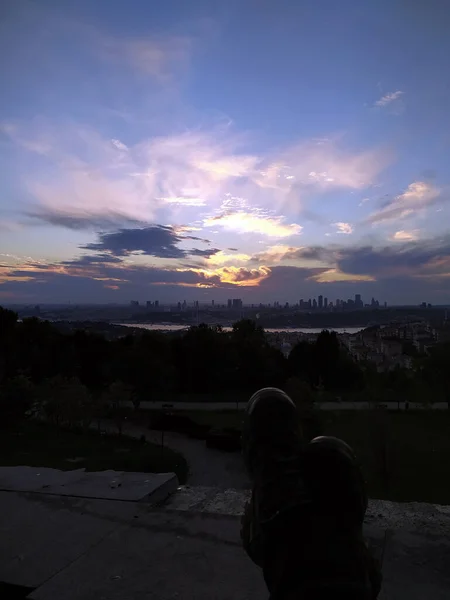 Uitzicht Istanbul Vanaf Camlica — Stockfoto