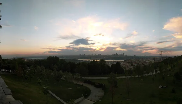 Άποψη Της Κωνσταντινούπολης Από Την Καμλίκα — Φωτογραφία Αρχείου