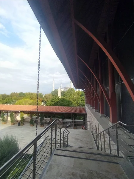 stock image View of Sultan Ahmed from Museum Of Turkish And Islamic Arts