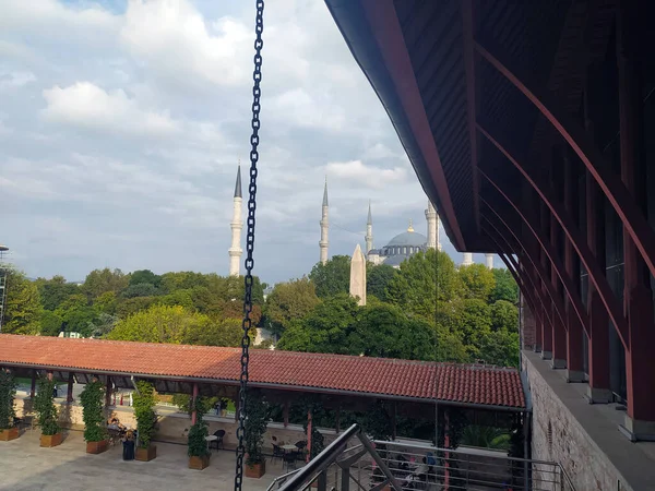 Blick Auf Sultan Ahmed Aus Dem Museum Der Türkischen Und — Stockfoto