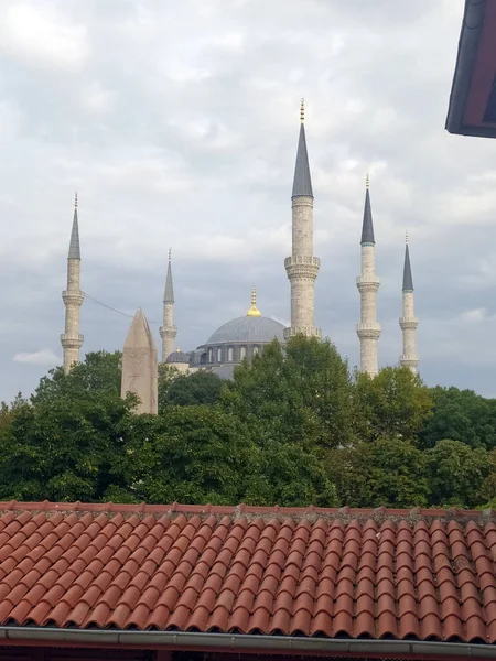 Вид Султана Ахмеда Музею Турецького Ісламського Мистецтва — стокове фото