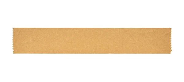 Kahverengi Yapıştırıcı Bant Beyaz Arkaplanda Izole Edilmiş — Stok fotoğraf