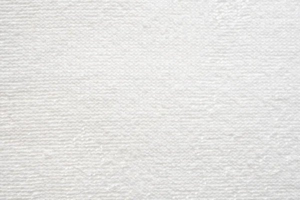 白い綿の生地のタオルの質感抽象的な背景 — ストック写真