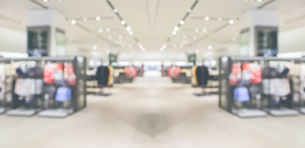 Streszczenie Rozmycia Odzież Butikowy Wyświetlacz Wnętrze Centrum Handlowego Tło — Zdjęcie stockowe