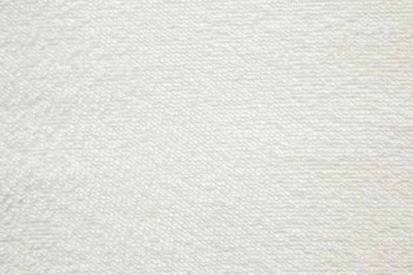 白い綿の生地のタオルの質感抽象的な背景 — ストック写真