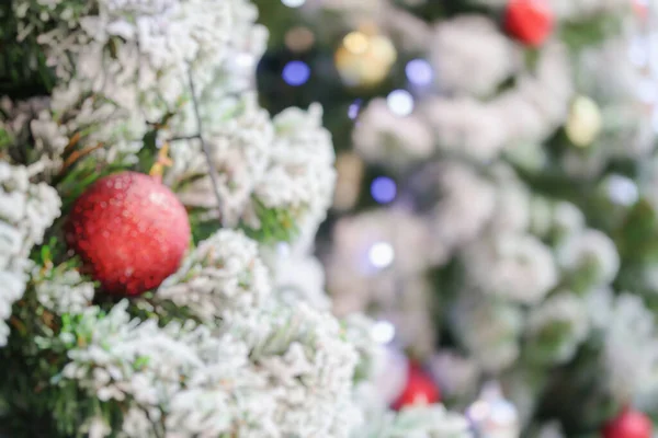 Abstract Wazig Kerstboom Met Bokeh Lichte Achtergrond — Stockfoto