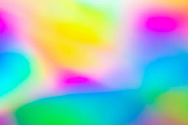 Abstract Wazig Holografische Regenboog Folie Iriserende Achtergrond — Stockfoto