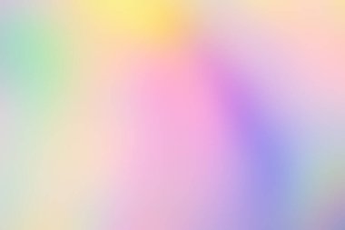 Abstract blur holographic rainbow foil iridescent background