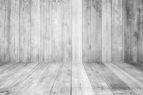 stock image empty white wooden planks wall perspective floor room interior background