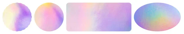 Holographic Rainbow Foil Iridescent Texture Abstract Hologram Background — 스톡 사진