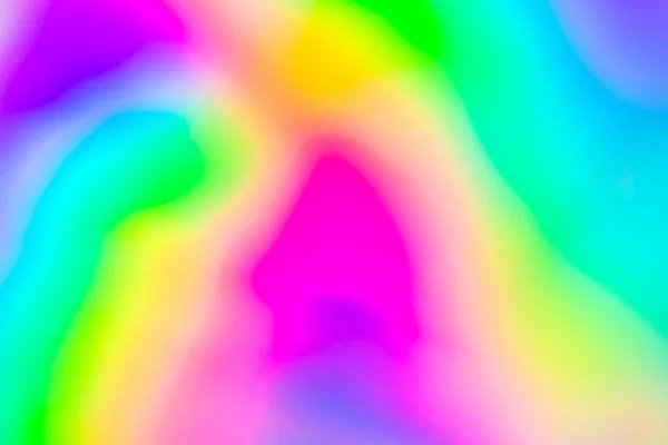 Abstract Blur Holographic Rainbow Foil Iridescent Background — Stockfoto
