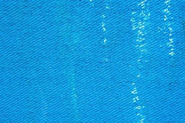 Abstract Blauwe Aquarelverf Canvas Textuur Achtergrond — Stockfoto