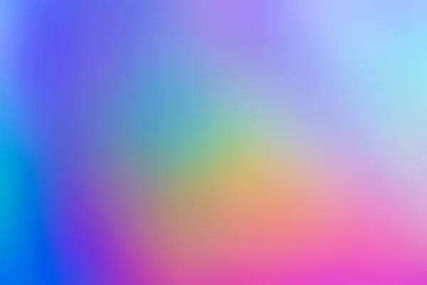 Abstract Blur Holographic Rainbow Foil Iridescent Background — Foto de Stock