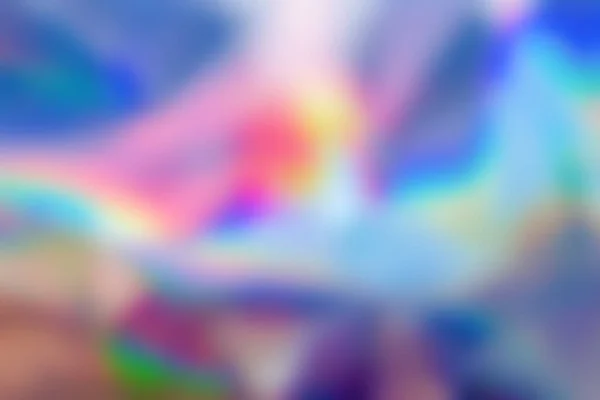 Holographic Rainbow Foil Iridescent Texture Abstract Hologram Background — 图库照片