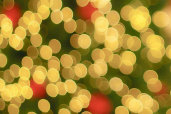 Abstract Blurred Christmas Tree Bokeh Light Background — Stock Photo, Image