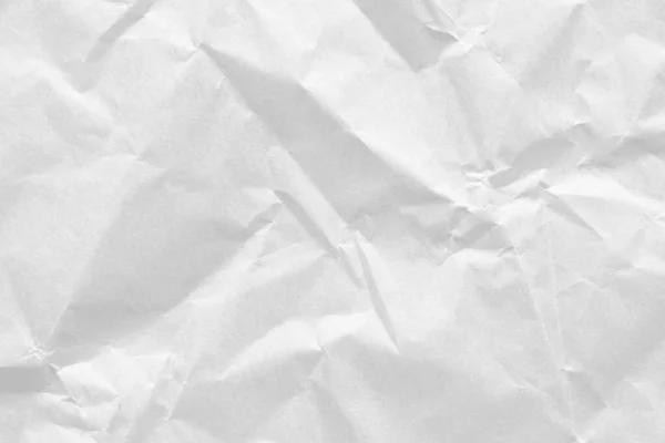 Beyaz Buruşmuş Kağıt Geri Dönüştürülmüş Kraft Yaprak Dokusu Arka Planı — Stok fotoğraf
