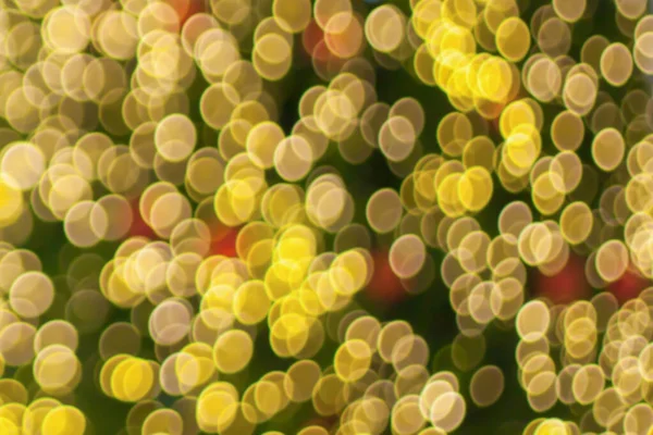 Abstraktní Rozmazané Vánoční Strom Bokeh Světlo Pozadí — Stock fotografie