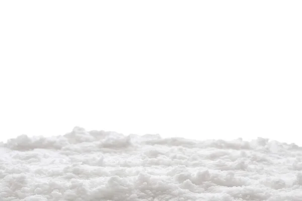 Kar Beyaz Arkaplanda Izole Edildi Kapat — Stok fotoğraf