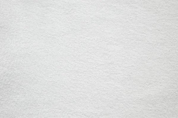 Witte Katoenen Handdoek Textuur Abstracte Achtergrond — Stockfoto