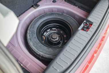 spare tire in the modern compact car