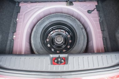 spare tire in the modern compact car
