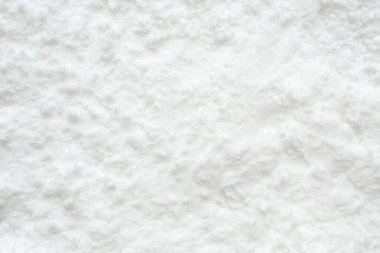 Beyaz kar dokusu arka plan yüksek açı görünümü